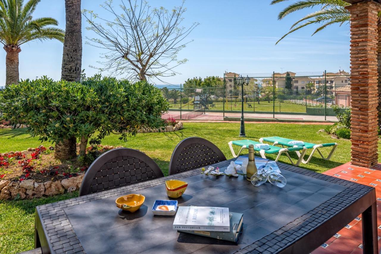 Villa Bungalow Sea View, Pool, Tennis, Beach 5Min Walk à Mijas Extérieur photo